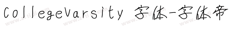 CollegeVarsity 字体字体转换